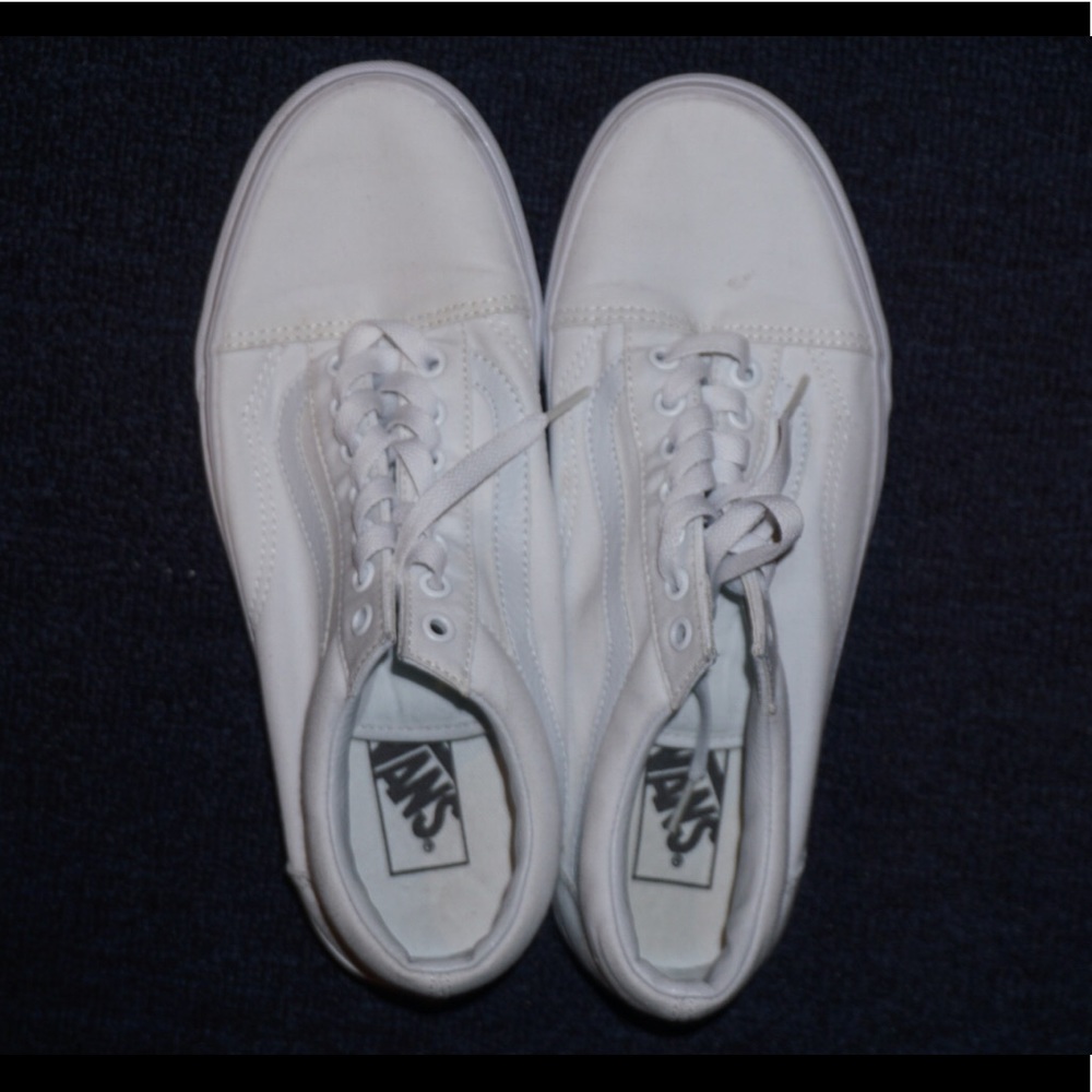 VANS CANVAS OLD SKOOL : TRUE WHITE
